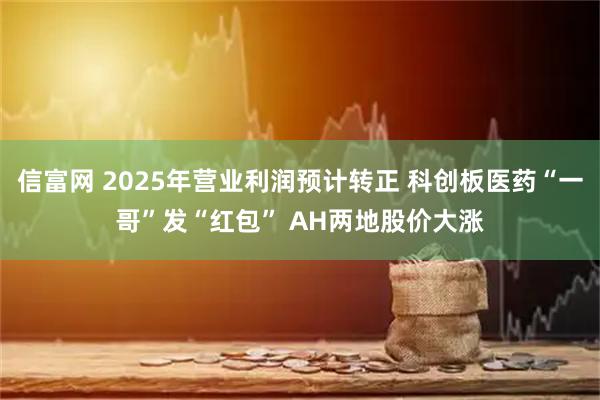信富网 2025年营业利润预计转正 科创板医药“一哥”发“红包” AH两地股价大涨